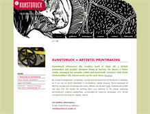 Tablet Screenshot of kunstdruck-studio.com